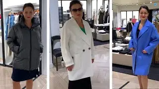 Обзор верхней одежды MASSIMO DUTTI / тёплая осень 2021/ примерки