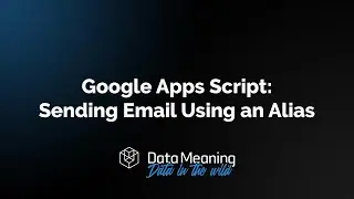 How to Send Emails using an Alias in Google Apps Script