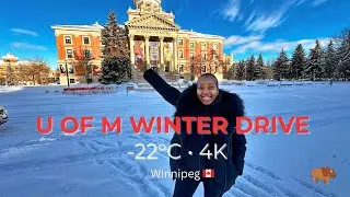 This is what -22°C Looks Like in Canada ❄️ University of Manitoba Campus