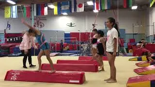 Handstand, Tumbling And Lots More From Our Girls Beginning Class