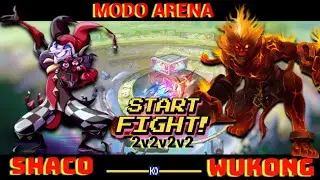 SHACO e WUKONG   MODO ARENA 2v2