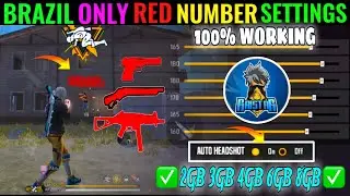 Free Fire Max Auto Headshot Trick 2025 Sensitivity ⚙️ 2gb, 3gb, 4gb Ram Headshot Sensitivity Setting