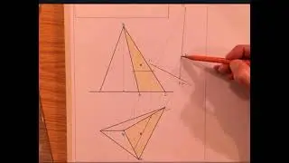 TRUE INCLINATION OF A PLANE EDGE VIEW