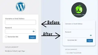 Easy and Simple way to customize WordPress login page | Customize WordPress Login Page 2022