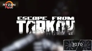 Escape from Tarkov - Ryzen 7 7700 + RTX 3070 - Ultra settings  - ( Таможня ) - 1080p