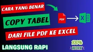 2 Ways to Copy Tables from PDF Files to Excel | 100% Works in Excel 365, 2009, 2010, 2013, 2016,2019