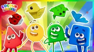 DIY Origami Animals for Kids | Earth Day Animals | Colourblocks