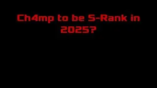 Ch4mp to be S-Rank in 2025? (Xonotic Duel League 2025)