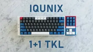 IQUNIX 1+1 TKL || Moonstone Switches || ASMR Sound Test