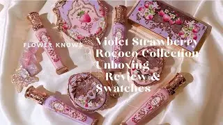 [ASMR] ✨ Aesthetic Flower Knows 💜🪻Violet Strawberry Rococo Collection Makeup Haul | faeyeshmile