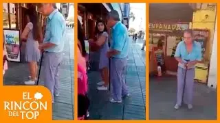 Hombre fue grabado cuando acosaba a una joven en la calle