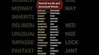 Vocabulary | 