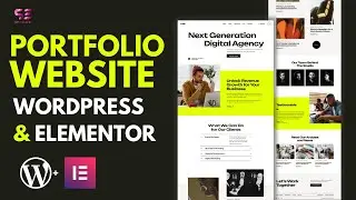 Portfolio Website with WordPress & Elementor - Frisk Theme