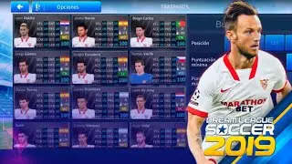 Plantilla del Sevilla 2021 para dream legue soccer