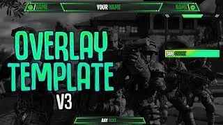 FREE GFX: Free Overlay Template V3 design pack Youtube/Twitch/streaming (2018)