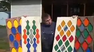 Витражи  Примеры простых витражей