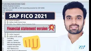 SAP FICO  training for beginners 2021 | Financial statement version  | Complete Fico Course 2021