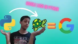 Make Google Logo in Python | Turtle