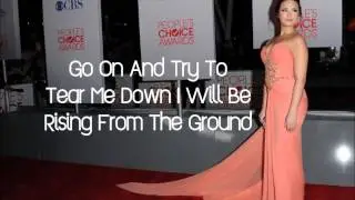 Demi Lovato - Skyscraper Lyrics