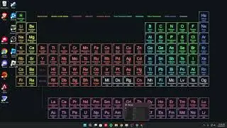😱 Neat Periodic Table as your Desktop Wallpaper 😬