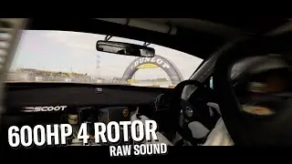 Onboard: 4 ROTOR Mazda RX7 RAW Sound | 4K