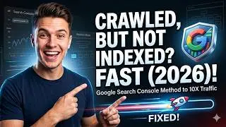Fix “Crawled But Not Indexed” FAST (2026) 🚀 | Google Search Console Method to 10X Traffic