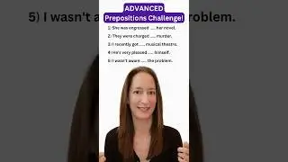 ADVANCED English Prepositions CHALLENGE!