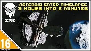 [SE] Space Engineers Timelapse | Asteroid Eater | Oddly Satisfying - Space Mining Ship