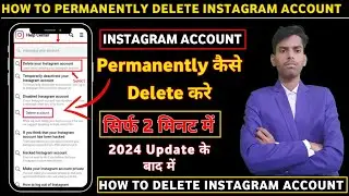 How To Delete Instagram Account  - Easy Step-by-Step Guide.
