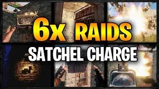 6x Early Game SATCHEL CHARGE RAIDS - Profit or Fail | Rust Vanilla
