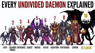 Every Chaos Undivided Daemon Explained In 10 Minutes