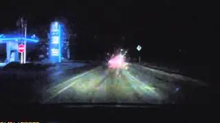 ДТП на повороте. Авария в ночь 27.02.15