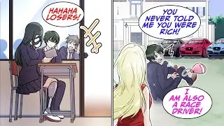 A shy girl with a prosthetic leg suddenly quit school. I delivered stuff from school [Manga Dub]