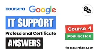 System Administration and IT Infrastructure Services Coursera Quiz Answers || Google IT Support