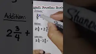 Math Review: Mind Blowing Hacks/Tricks That You Need to Know Part 5