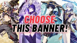 3.3 BANNER GUIDE!! Raiden vs Wanderer vs Ayato vs Itto Banner Choose!
