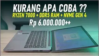 @354 MURAH !! RYZEN 7000, DDR5 RAM, NVME GEN 4 cuma 6 juta | Lenovo IdeaPad Slim 1 14AMN7-82VF003HID