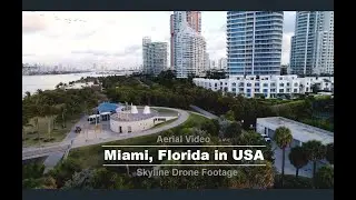 Miami, Florida in USA ||  Aerial Video || Skyline Drone Footage | Birds Eye View