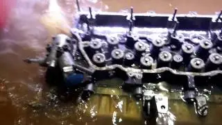 Опрессовка двигателя isuzu 4hk.