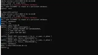 SQLite3 Start
