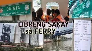 FERRY MAY LIBRENG SAKAY