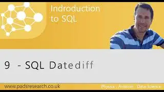 Learn SQL – 9  Datediff SQL