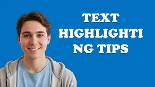 How Do I Highlight Text In Preview?