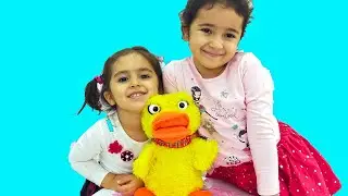 hilal öykü ve ördek dans yarışması yaptılar. Kids dance challenge.