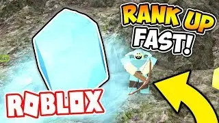 FASTEST WAY TO RANK UP AND GET CRYSTAL ARMOR! (ROBLOX BOOGA BOOGA)