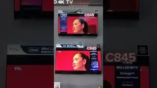 Picture comparison TCL QLED C645 VS C845 | Direct LED VS Mini led backlight