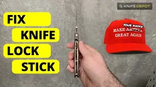 How To Fix A Sticky Lock On Any Knife | Make Your Knife Great Again!