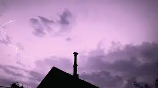 Flash lightning in Zaporizhzhia on 1st June 2022