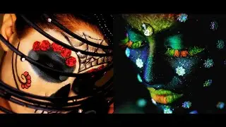 How To Do Easy Helloween Makeup / Skull makeup for  Helloween  / How to do Skeleton makeup look
