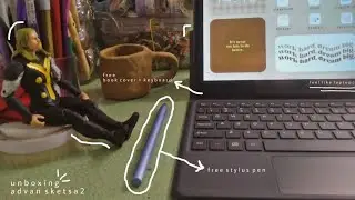AESTHETIC UNBOXING | TABLET ADVAN SKETSA 2 | CHILL SONG | #BukaPaketYukkk